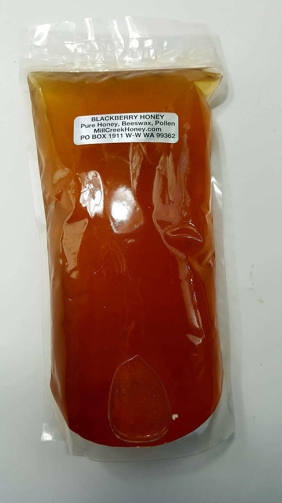 Oregon BLACKBERRY HONEY Naturally Crystallized Pure Really Raw USPS SHIPPING !B