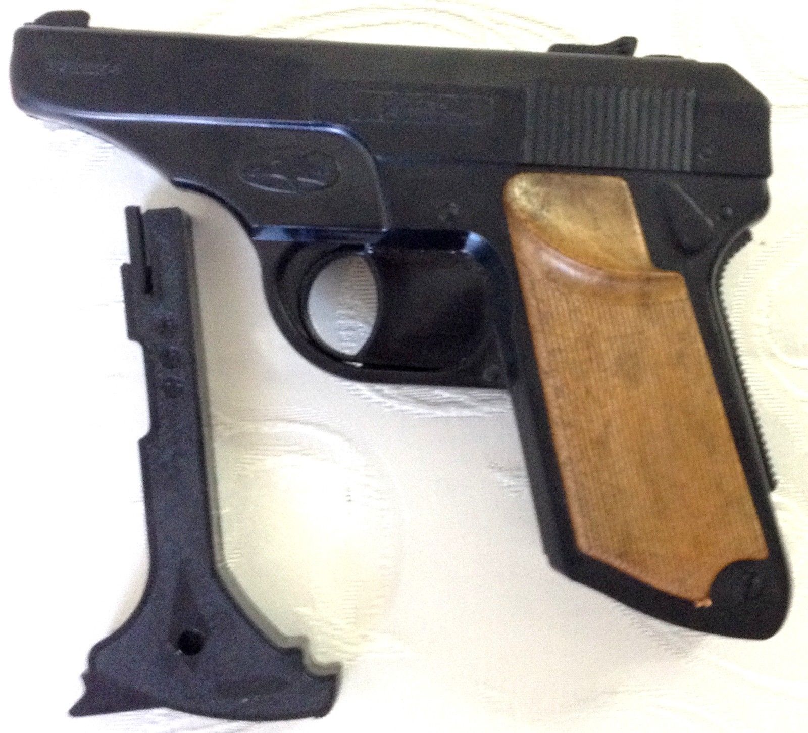 LOT X2 13 shot cap gun Edison Giocattoli Cowboy pistol revolver toy