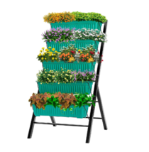 Raised Vertical Garden Bed - 5 Tier 4 ft. Plant Box - Perfect for In or Outside image 5