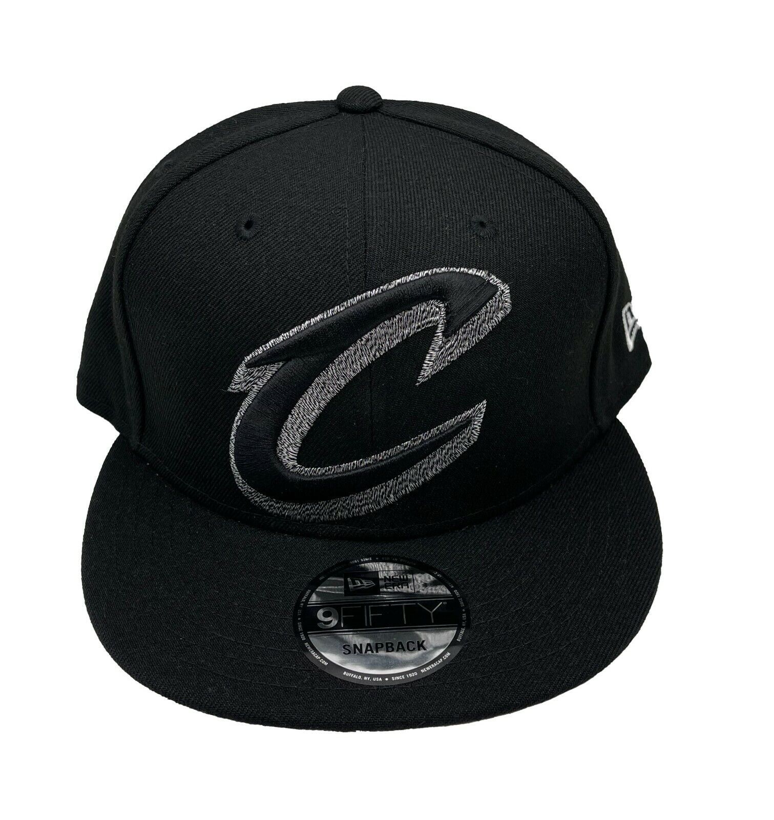 Primary image for Cleveland Cavaliers New Era 9Fifty Black Squad Twist Snapback Hat Cap