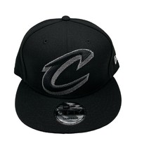 Cleveland Cavaliers New Era 9Fifty Black Squad Twist Snapback Hat Cap - $36.62