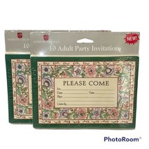 American Greetings  Adult Party 20 Invitations and Envelopes Vintage - $9.99