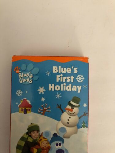 Blue's Clues-blue’s First Holiday(vhs Nickelodeon Nick Jr. 2003)rare 