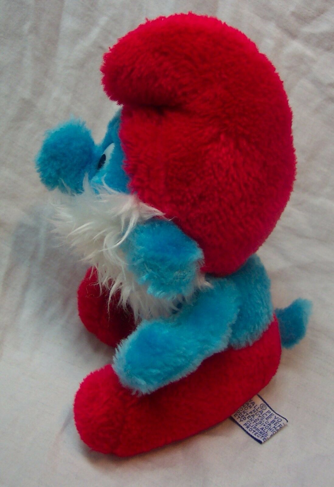 vintage papa smurf stuffed animal