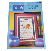 P is for Pooh Cross Stitch Book #3089 Leisure Arts 1999 - $11.87