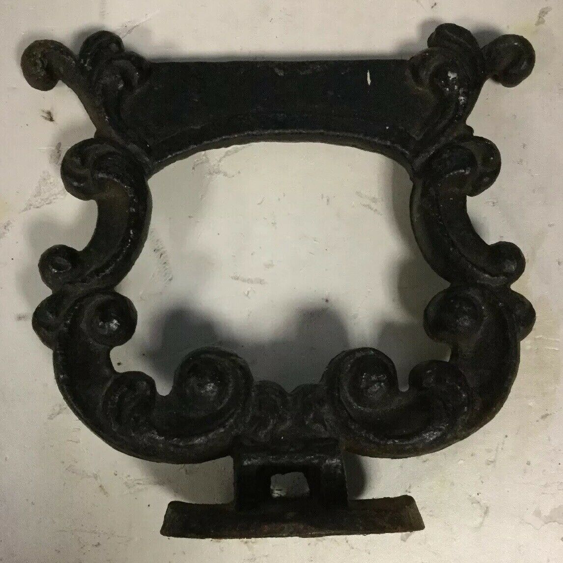 Antique Cast Iron Boot/Mud Scraper 6.75”x6.5” Garden