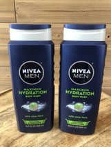NIVEA Men Maximum Hydration Body Wash with Aloe Vera 2 Bottles Free Ship... - $14.92