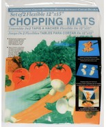 12 X 15 Inches Chopping Mats Flexible Set of 2 Cooking Crafts - $5.80