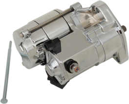Drag HP Starter Motor 1.7KW Chrome For Harley Davidson Big Twin View Fitment - $481.95