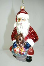Christopher Radko 96-175-0 "This Bear's For You" Santa & Teddy Ornament, 1996 - $39.99