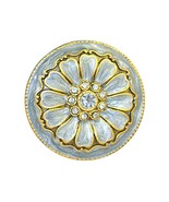 Set of 2 - Jewel cloisonne knobs - opal - $18.95