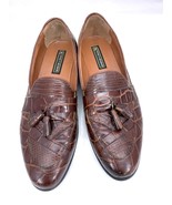 Stacy Adams Genuine Snake Skin Leather Brow tassel Oxford Shoes, cap Toe... - $116.68