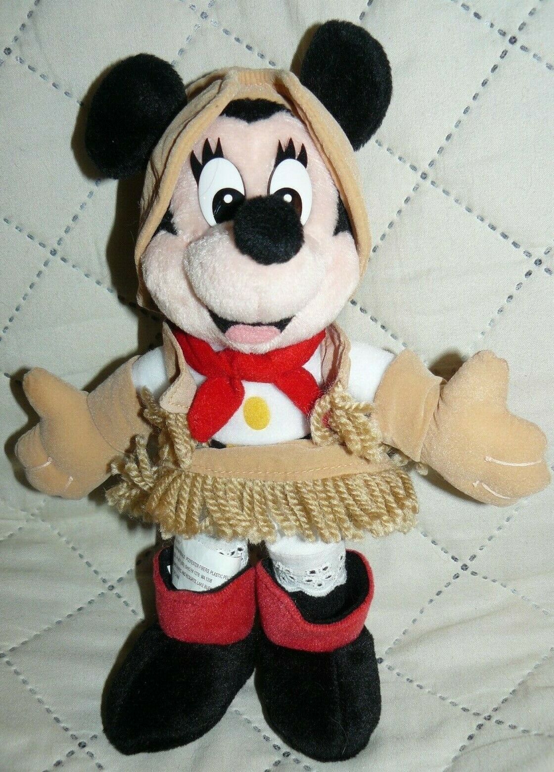 Minnie Frontierland Disney Bean Bag Plush