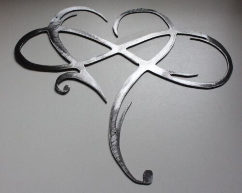 Primary image for Infinity Heart - Metal Wall Art - Silver 18 1/2" x 15"