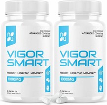 Vigor Smart Brain Booster Pills Advanced Cognitive Focus Support 1000mg ... - $29.95