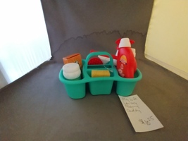 18" Doll My Life As Cleaning Supplies Laundry Caddy Playset  - $10.00