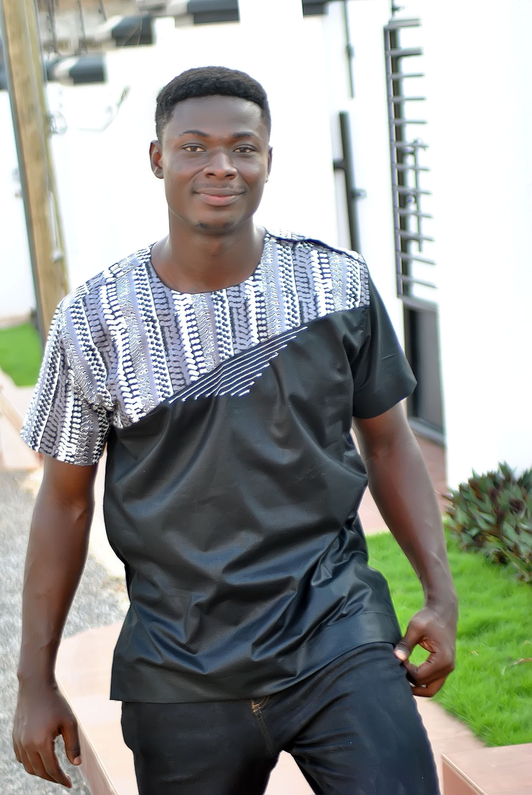 Ankara Men's African Short Sleeve Shirt African Clothing Casual Fashion Wear