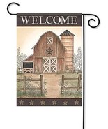 Country Barn Garden Flag-2 Sided Message,12&quot; x 18&quot; - $23.25
