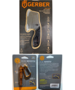 Gerber Tri Tip Cleaver 2.9” Blade Black Handle &amp; UST Emergency Whistle -NEW - $31.95