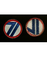 71st INFANTRY DIVISION PATCH WW2 ERA FULL COLOR LOT OF 40 PATCHES - $25.00