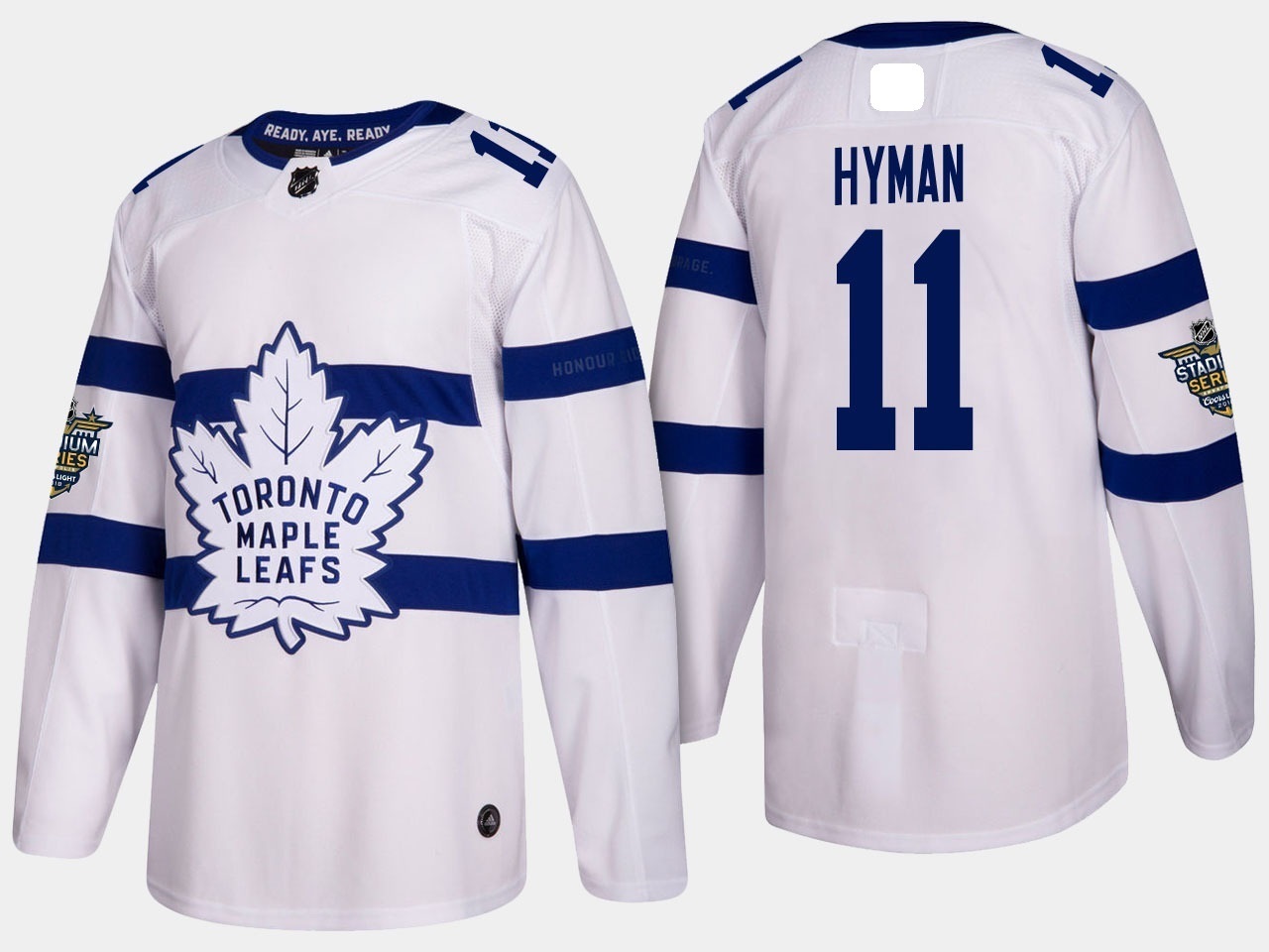 Men 2018 Stadium Series Toronto Maple Leafs #11 Zach Hyman ...