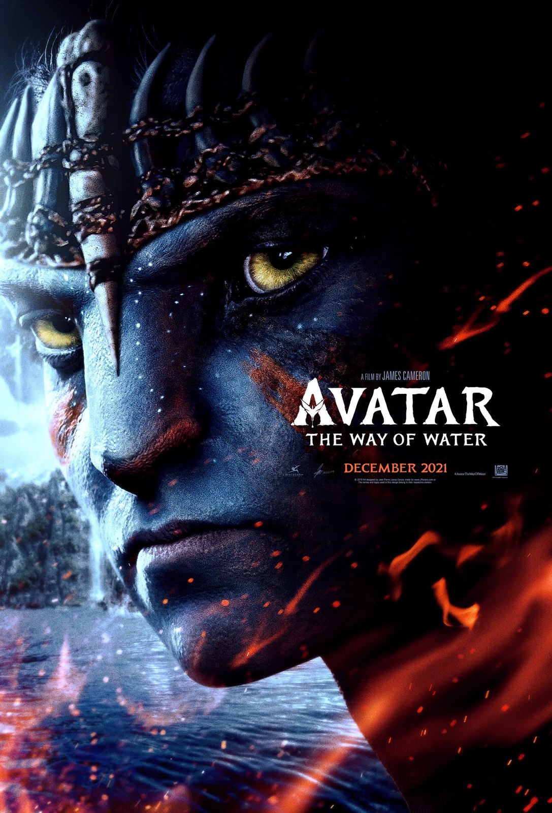 Avatar 2 The Way of Water Poster James Cameron Movie Art Film Print ...