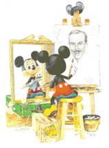 Counted Cross Stitch pattern Mickey&#39;s mouse portrait 175*235 stitches BN904 - $3.99