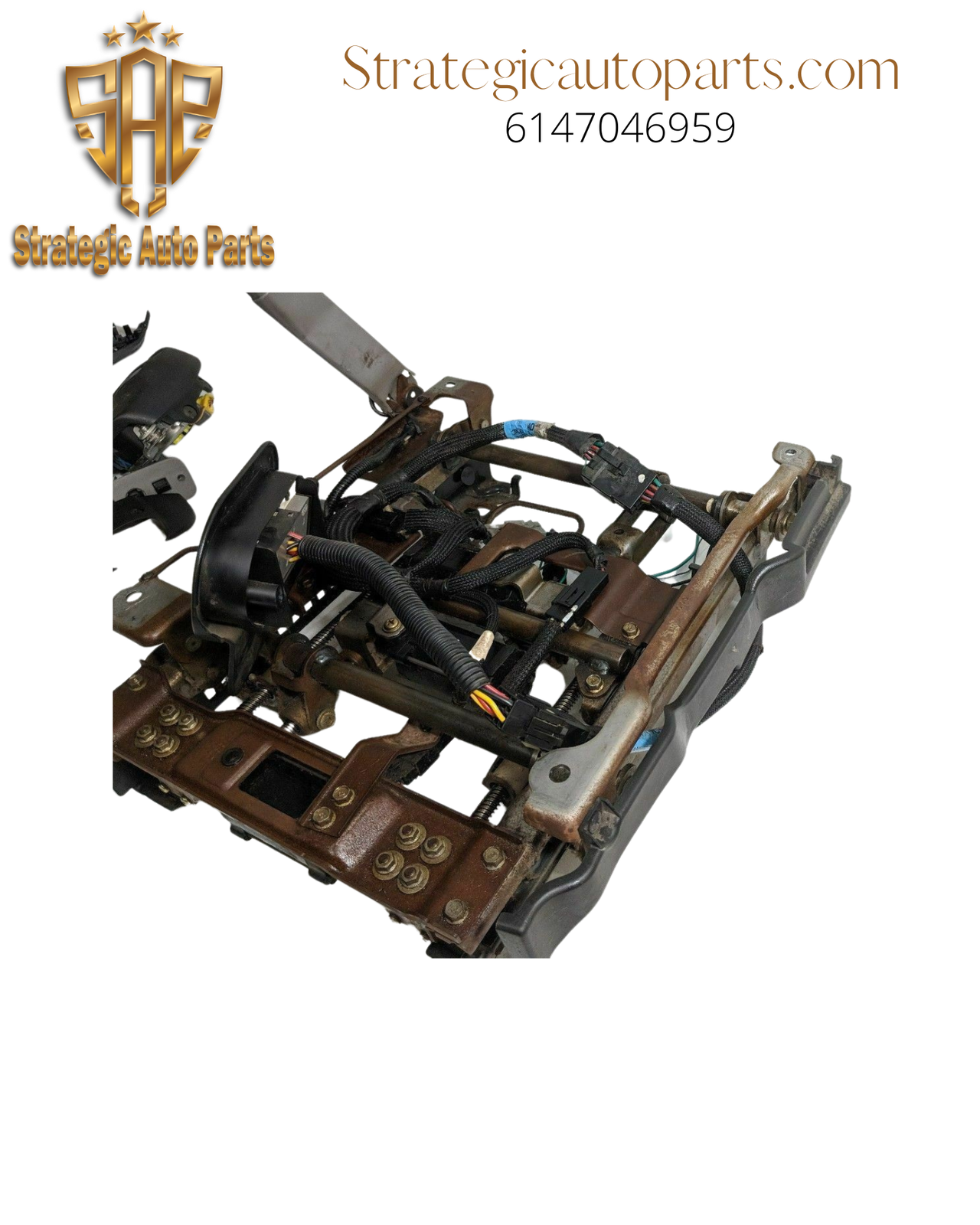 19992004 FORD MUSTANG FRONT DRIVER POWER SEAT TRACK ASSEMBLY & SWITCH Seats