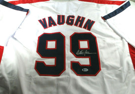 CHARLIE SHEEN "RICKY VAUGHN" / AUTOGRAPHED "WILD THING" INDIANS JERSEY / BECKETT image 1