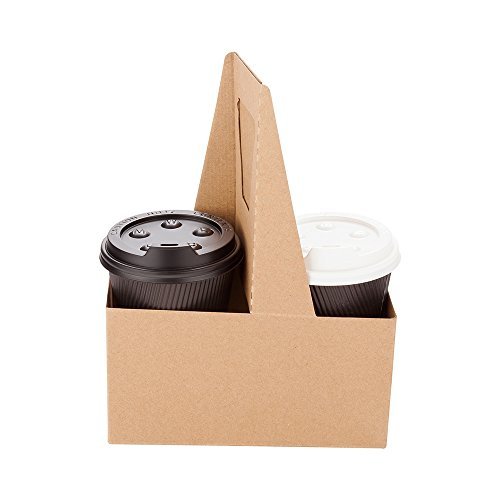 Paper Drink Carrier, Coffee Cup To Go Carrier, Dual Cup Holder with