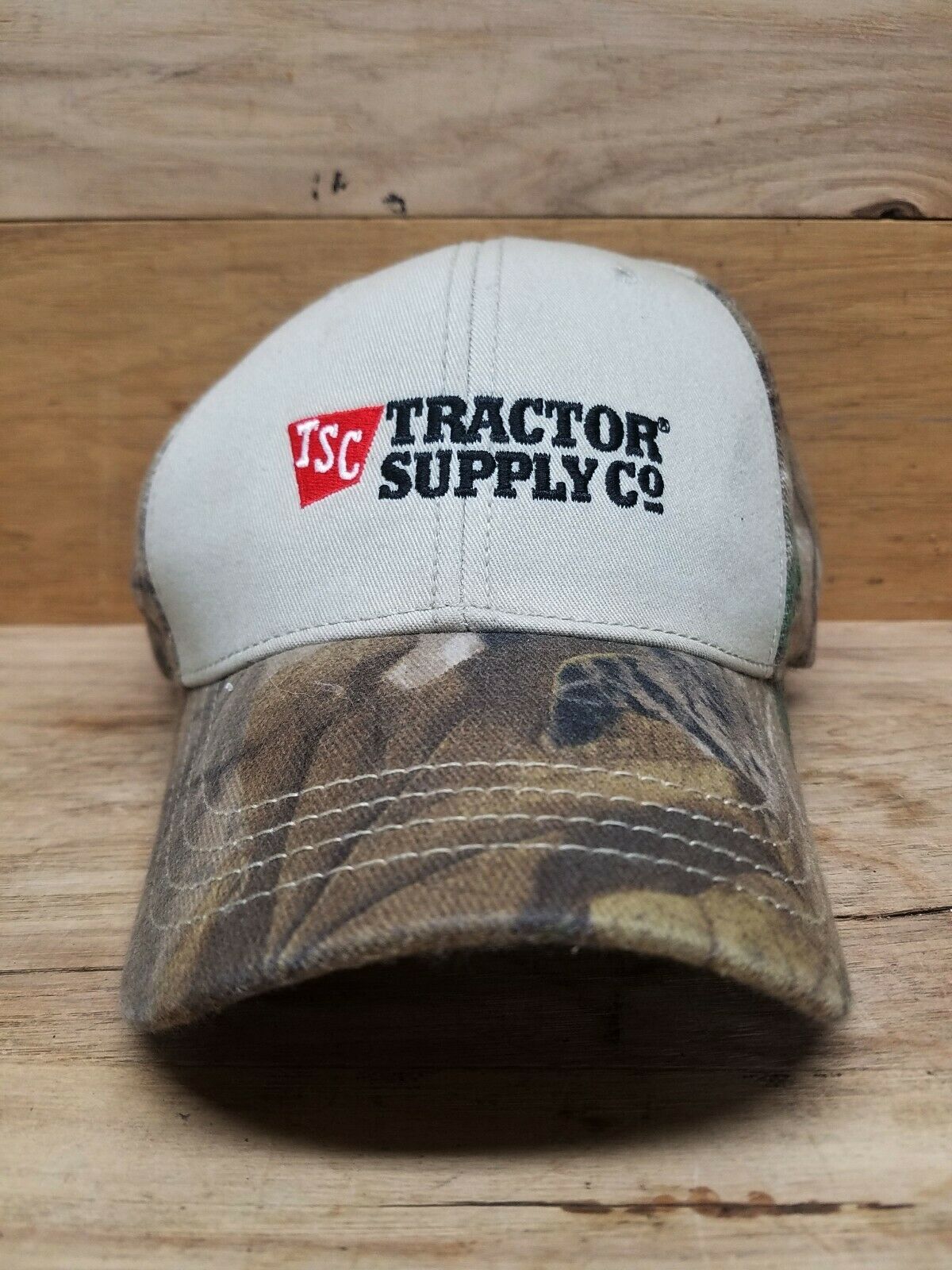 Tractor Supply Co. Camo Hat Baseball Cap Camouflage Embroidered