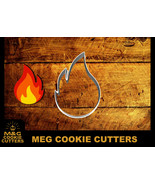 Fire Flame camp for cupcake and cake - cookie cutters fondant dough - $5.68+