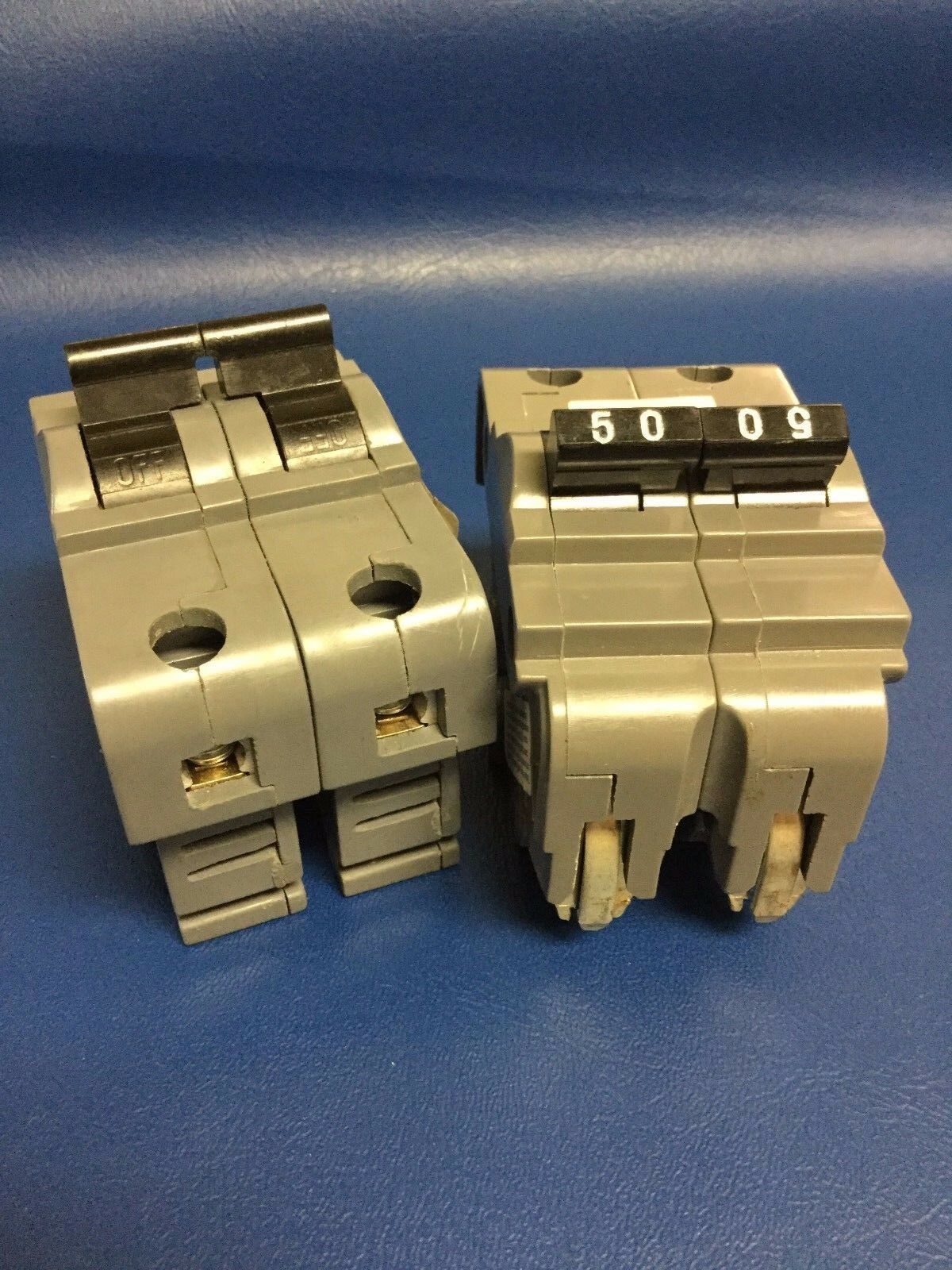 50 Amp Federal Pacific StabLok Replacement Breaker by UBI 2 Pole 50A