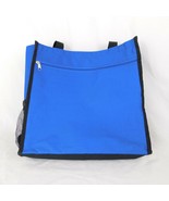 Blue Scrapbook Paper Tote Bag with Internal Plastic Dividers 13.5&quot; x 13&quot;... - $24.19