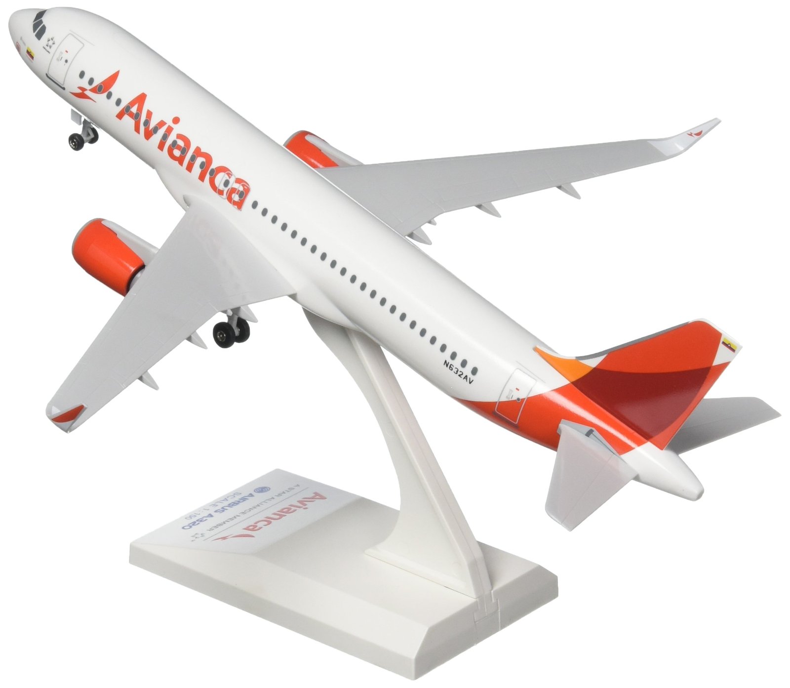 Daron Skymarks Avianca A320 Aircraft with Gear New Livery (1/150 Scale