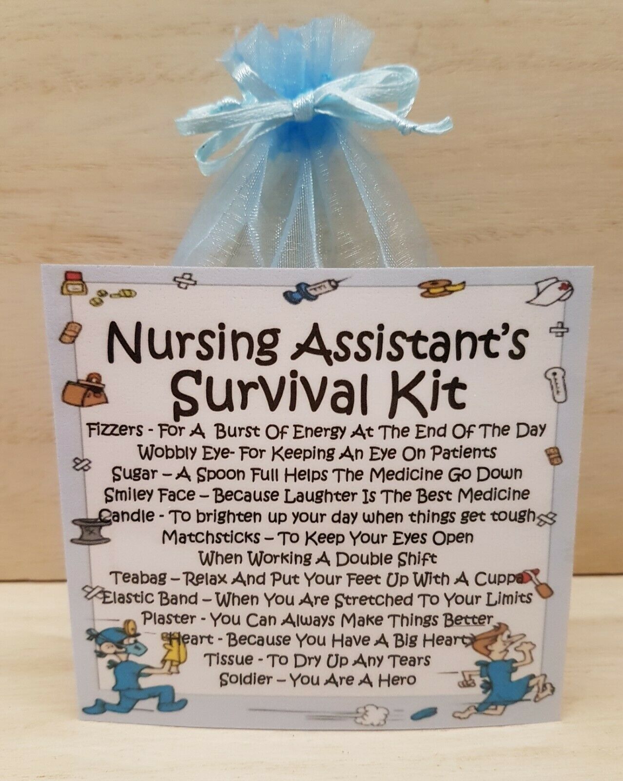 Nursing Assistant's Survival Kit - A Unique Fun Novelty Gift / Secret ...