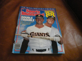 Sports Illustrated 1988 Baseball; Will Clark, Mark McGuire; NCAA, Lou Ge... - $9.90