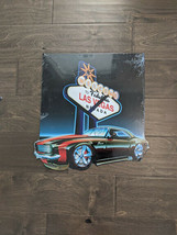 15" Welcome To VEGAS Camero 3d cutout retro USA STEEL plate display ad Sign - $59.39
