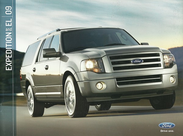 2009 Ford EXPEDITION sales brochure catalog US 09 EL Eddie Bauer King ...