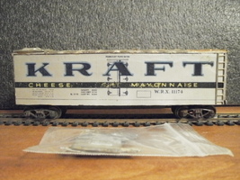 Mystery? Varney? HO KRAFT Wood and Paper Reefer Car for Kit Bash Repair ... - $0.99