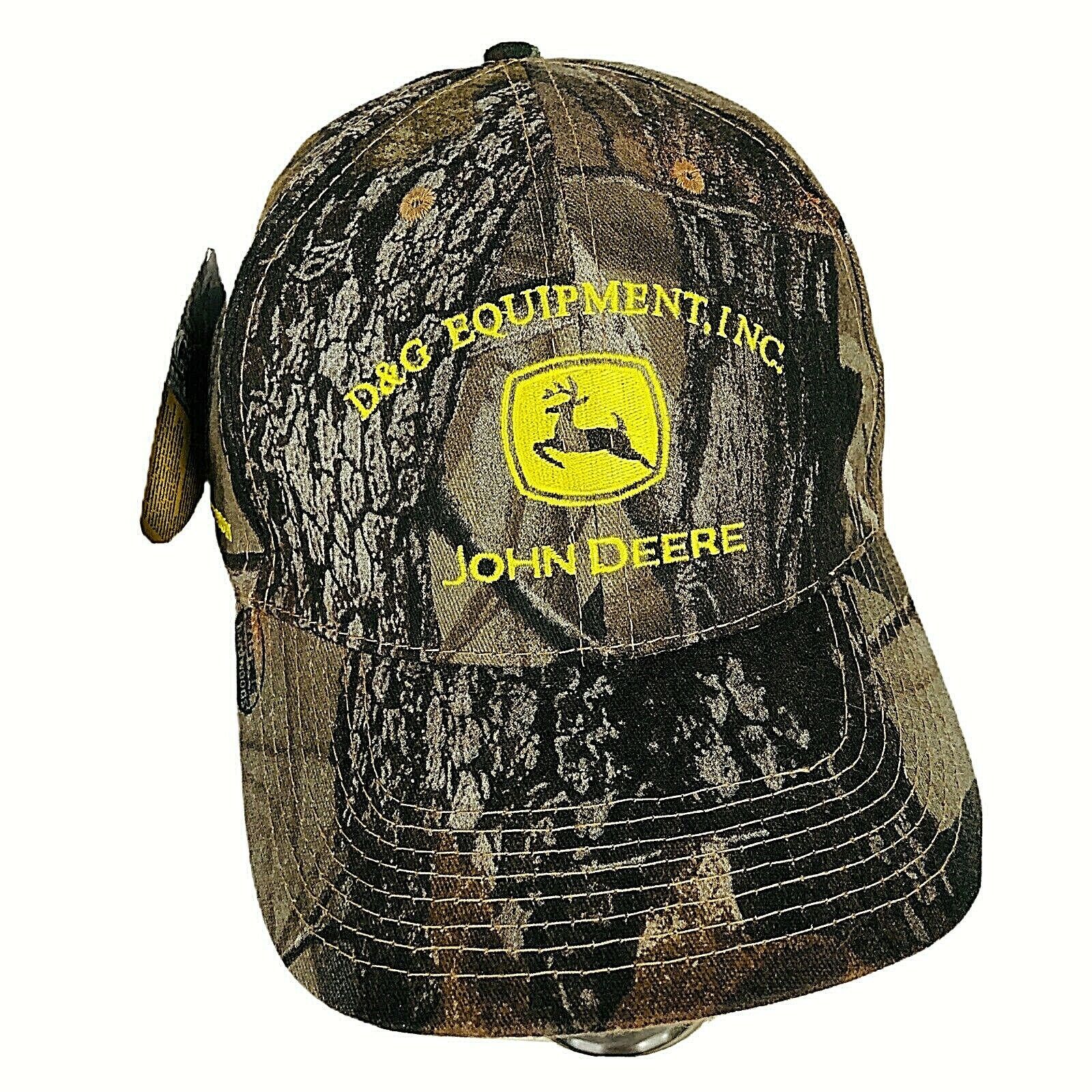 New John Deere Hat D&G Equipment Snapback Camo Hunting Realtree
