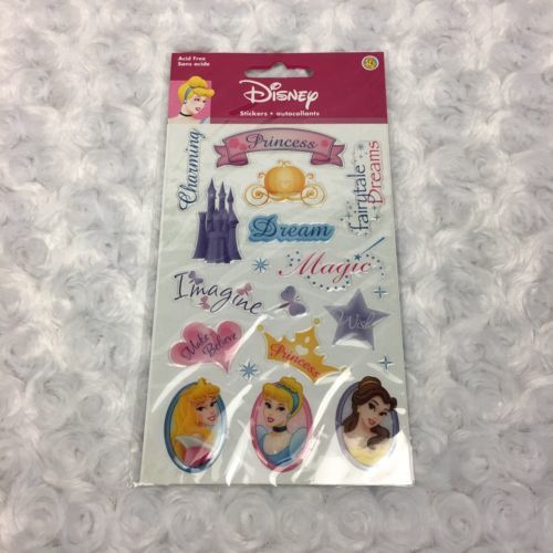 Disney SLEEPING BEAUTY Jewels 3d Sticker Embellishments
