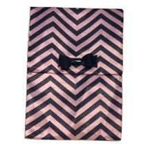 MAC Glamour Daze Collection Pink and Black Chevron Makeup Cosmetic Bag - $8.14