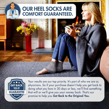 Dr. Frederick' Moisturizing Heel Socks for Cracked Heel Treatment - 2 Pairs - St image 6