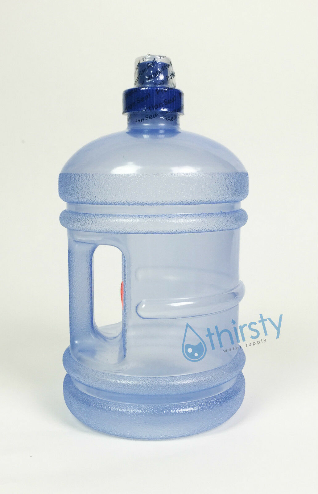 BPA Free Plastic Water Bottle Half Gallon Blue Liter Container Jug
