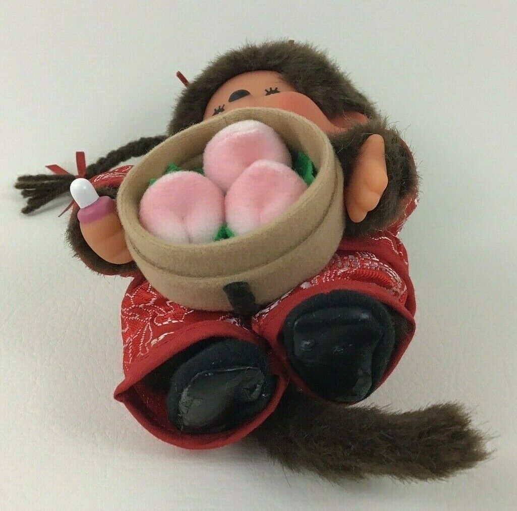 monkey plush keychain