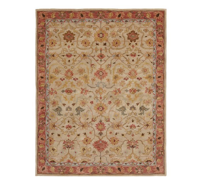 Pottery Barn 5x8 8x10 9x12 Elham Persian Handmade Wool Area Rug Area Rugs