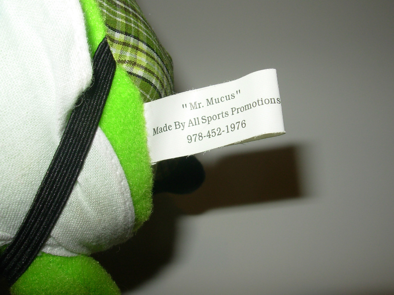 mr mucus plush