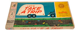 Vintage Let's Take A Trip The Super Highway Board Game 1962 Milton Bradley 4317 - $17.12