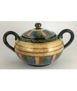 Thousand Faces Sugar bowl &amp; lid &quot; Made in Japan &quot; Black mark - $30.00